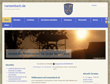 Tablet Screenshot of nanzenbach.de